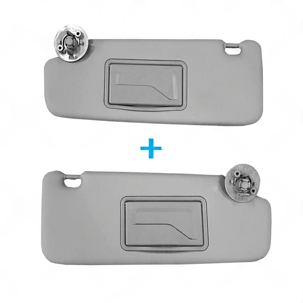 Sun Visor Pair Left & Right Suitable For Holden Barina TM 2011-2018 Grey