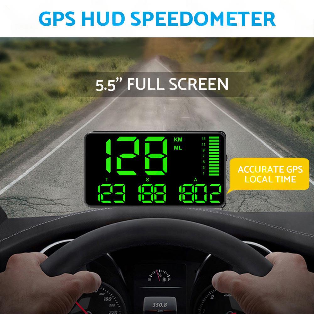 5.5'' Speedometer Odometer Display MPH KMH With Over Speeding Alarm Suitable For Universal Vehicles