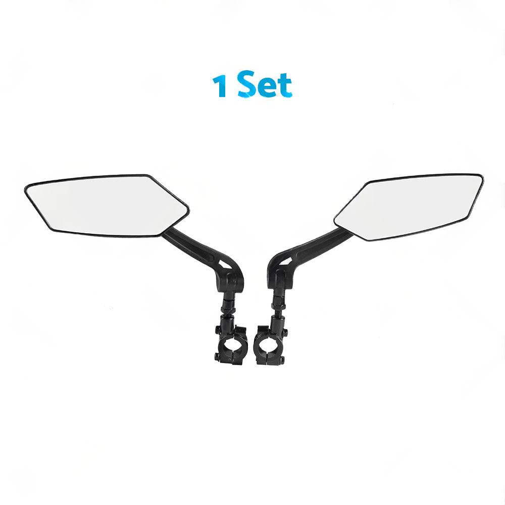 Bicycle Handlebar Rearview Mirrors Rectangle Back Mirror Suitable For Bike & Cycle
