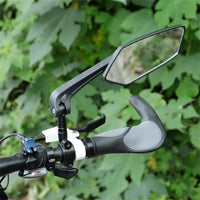 Bicycle Handlebar Rearview Mirrors Rectangle Back Mirror Suitable For Bike & Cycle