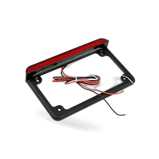 Motorcycle License Plate Frame Bracket With LED Brake Light Suitable for Harley-