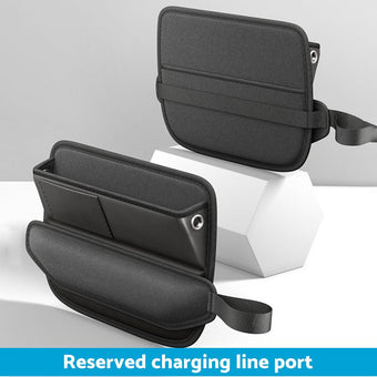 compare product Car Seat Gap Storage Bag Organizer PU Leather With Exclusive Charging Cable Hole Suitable For Vehicles
