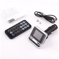 Handsfree Wireless Bluetooth-compatible Car FM Transmitter MP3 Player USB Charge