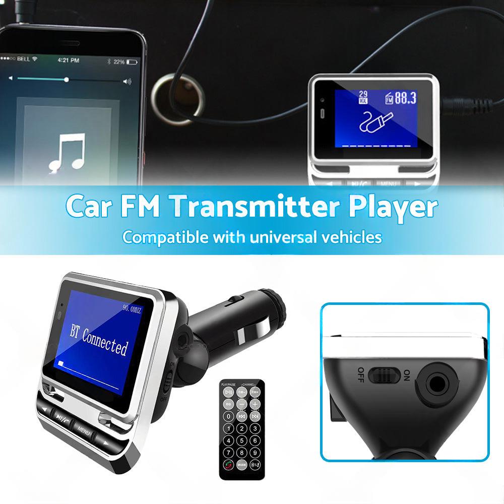 Handsfree Wireless Bluetooth-compatible Car FM Transmitter MP3 Player USB Charge