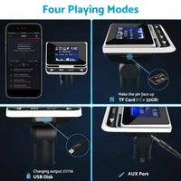 Handsfree Wireless Bluetooth-compatible Car FM Transmitter MP3 Player USB Charge