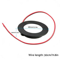 4/6x 12V Dimmable Spot Lights Suitable For Caravan & Boat Black Downlight Warm White AU
