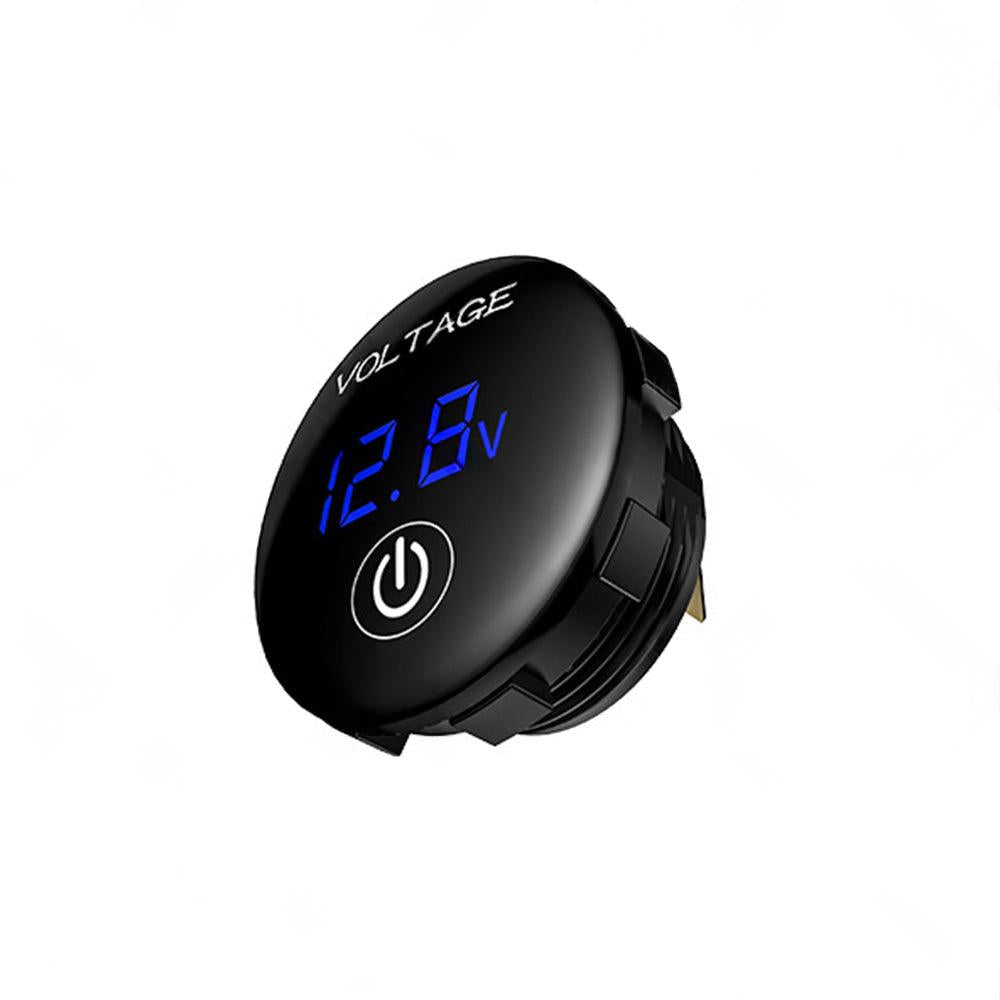 Car Panel Voltmeter 2PCS Volt Gauge Voltage Meter 12V-24V LED Digital Display DC