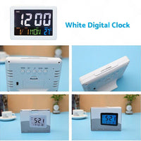 Digital Home Large Big Jumbo LED Wall Desk Clock With Calendar Temperature AU