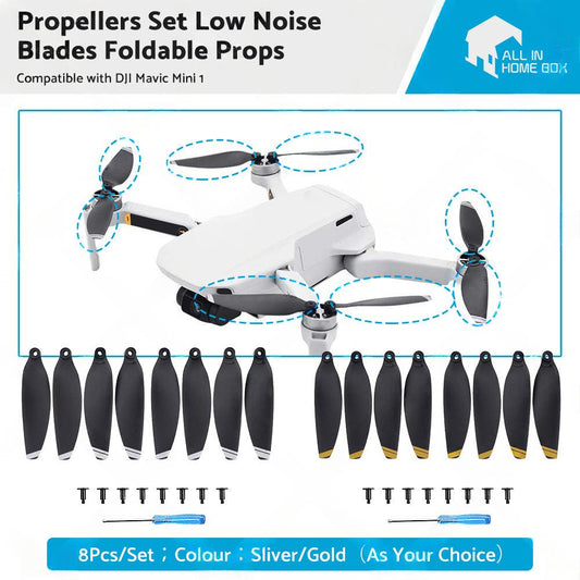8x Foldable Low-Noise Propeller Blades Set Suitable For DJI Mavic Mini 1