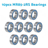 1/10x 5x8x2. 5mm Bearings PTFE Rubber Seals RC 2728 4606 5114 1213 B020 MR85-2RS
