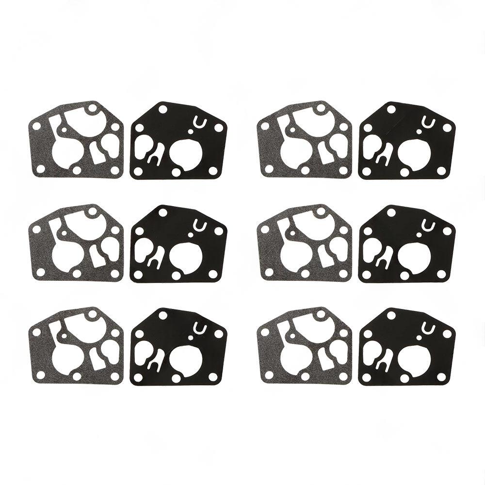 6x Carburetor Diaphragm Kit Suitable For Briggs & Stratton Motors, Ref. 495770 795083