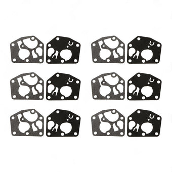 compare product 6x Carburetor Diaphragm Kit Suitable For Briggs & Stratton Motors, Ref. 495770 795083