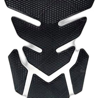 Wide Pure Black Motorcycle Gas Tank Pad Protector Decal Suitable for Suzuki