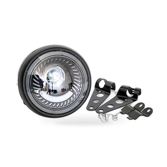 compare product 6.5-inch Motorcycle LED Headlight with Spiral Side Mount Bracket Suitable for Ca