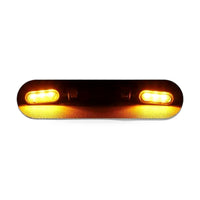 4x Motorcycle Indicator Turn Signal Blinkers Amber Mini LED Lights Suitable for