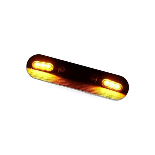 4x Motorcycle Indicator Turn Signal Blinkers Amber Mini LED Lights Suitable for
