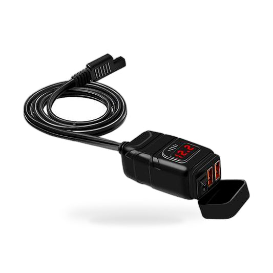 Dual USB Motorcycle Fast Charger Socket Suitable for Motorcycles