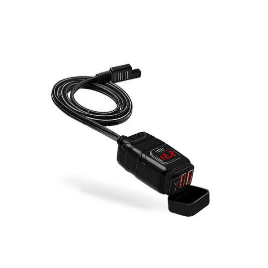 Dual USB Motorcycle Fast Charger Socket Suitable for Motorcycles