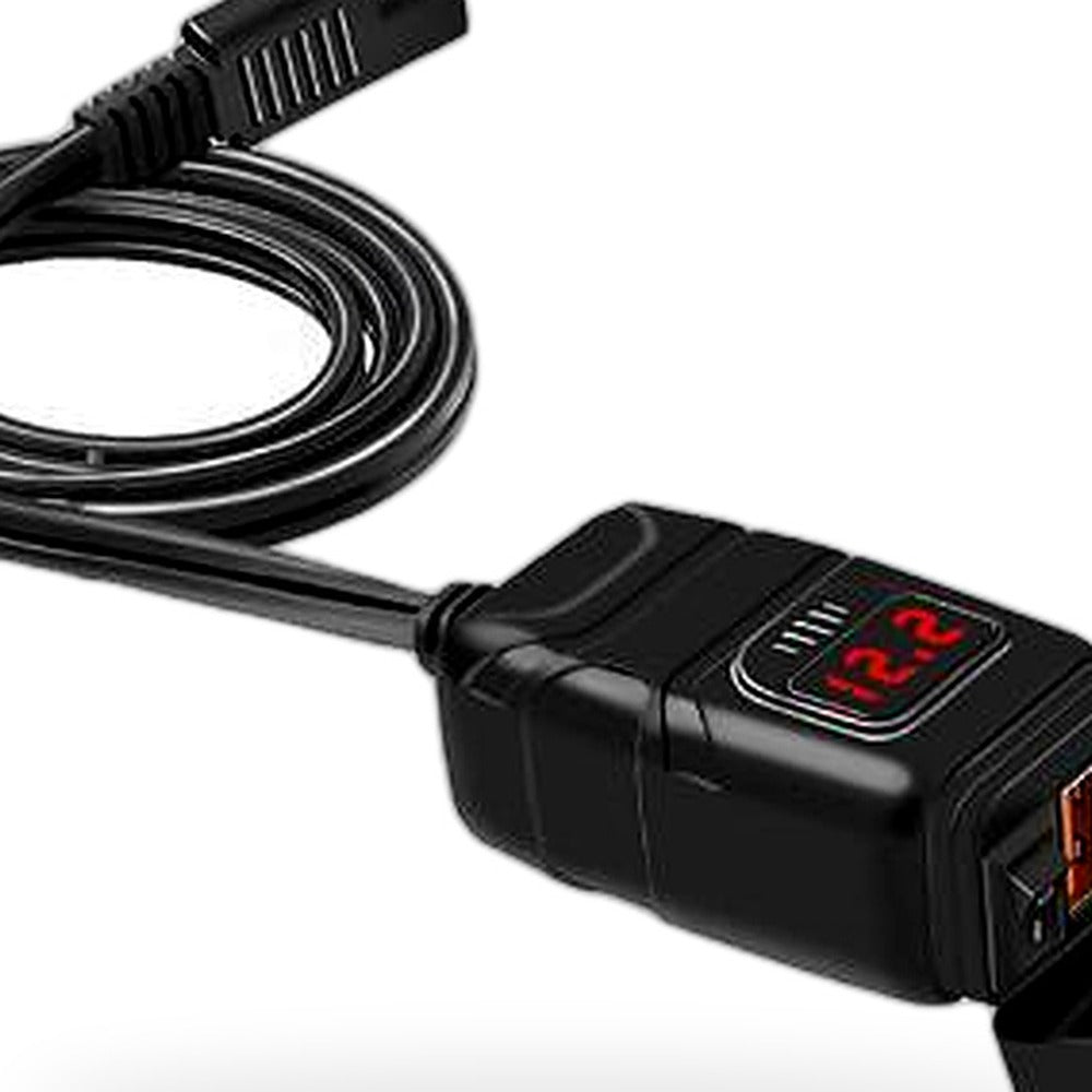 Dual USB Motorcycle Fast Charger Socket Suitable for Motorcycles