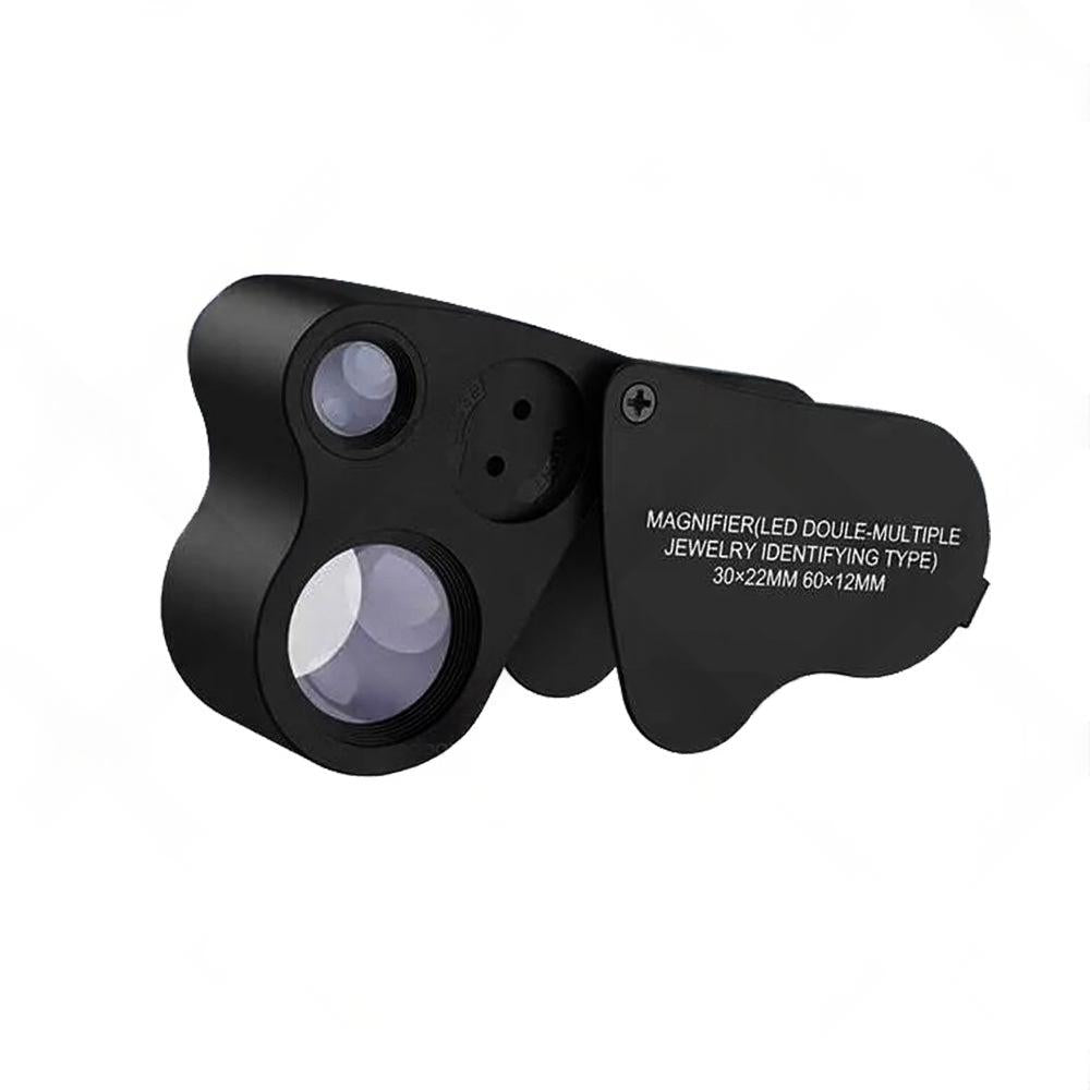 60x30mm Pocket Jeweller?¡¥s Eye Loupe Magnifier With LED Light Suitable For Jewelry