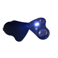 60x30mm Pocket Jeweller?¡¥s Eye Loupe Magnifier With LED Light Suitable For Jewelry