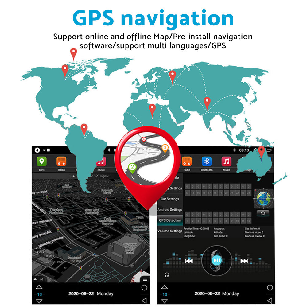 32GB Android 11 Radio Stereo with Apple CarPlay & GPS Suitable For Jeep Grand Cherokee