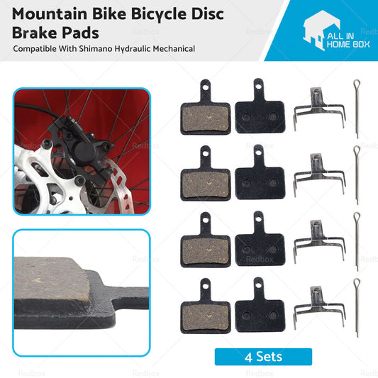 {{ 4-Pairs Mountain Bike Disc Brake Pads Suitable For Shimano Hydraulic Mechanical }} - Buy Car Parts Online at {{ Kaka Auto Parts }}.
