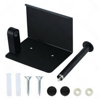 2x Stainless Steel Toilet Paper Roll Holder With Storage Hook & Phone Shelf for Bathroom