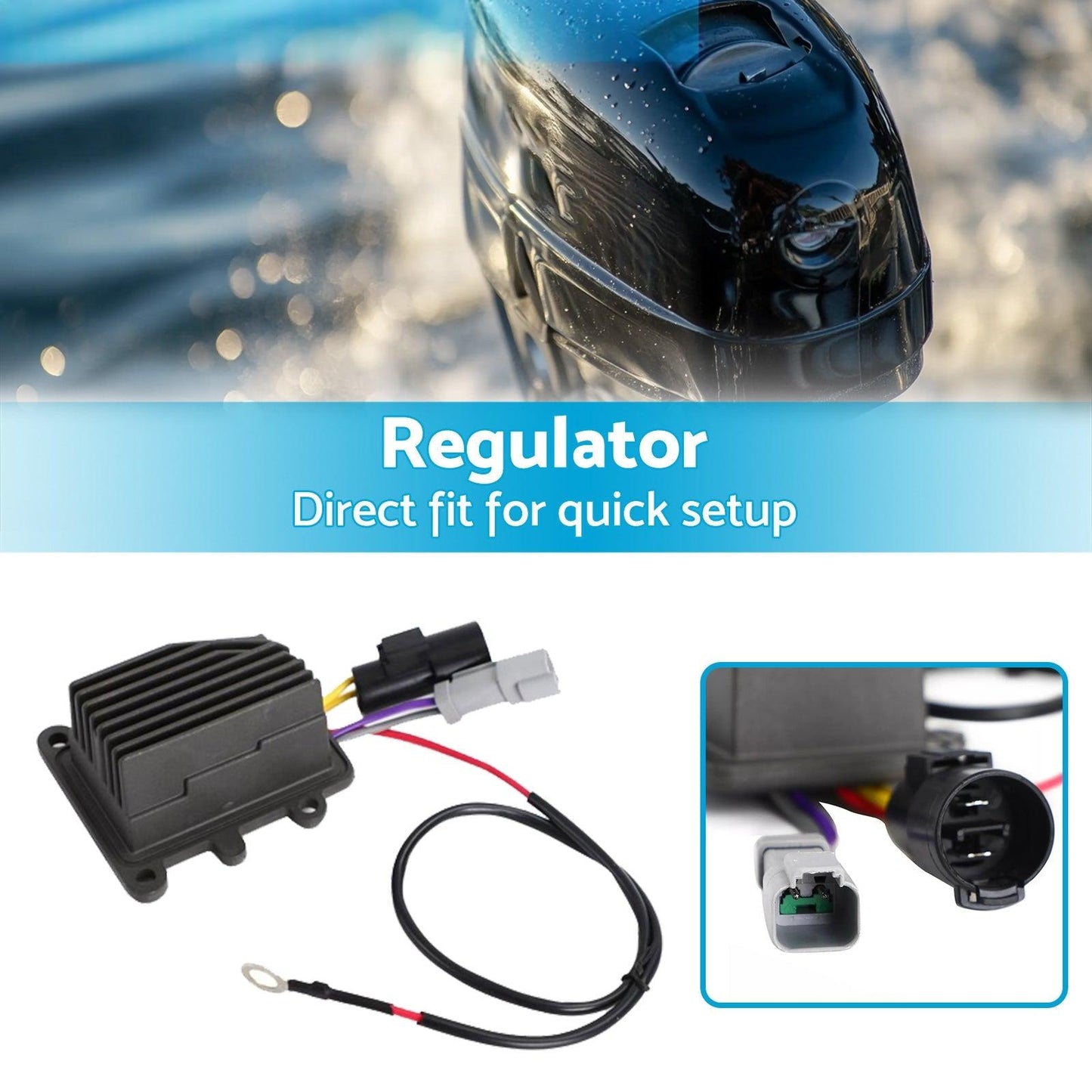 Regulator Suitable For Johnson Evinrude 90 hp 96-98 100 hp 98-01 Outboard 586075