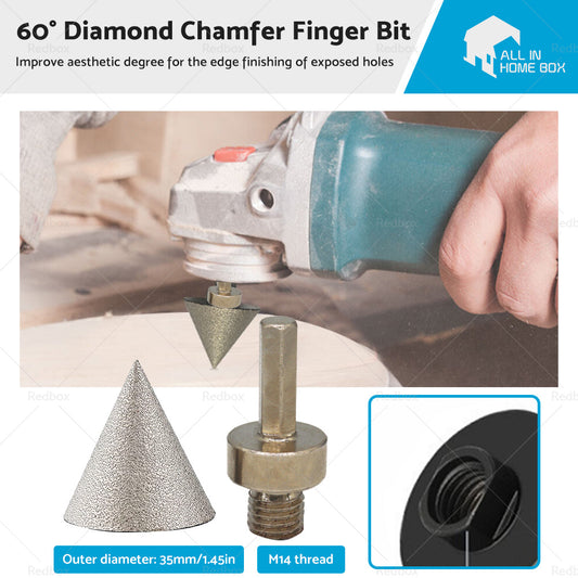 {{ 1 Pcs 35mm Diamond Chamfer Finger Bit Ceramic Tile Milling Cone Bit Cut }} - Buy Car Parts Online at {{ Kaka Auto Parts }}.
