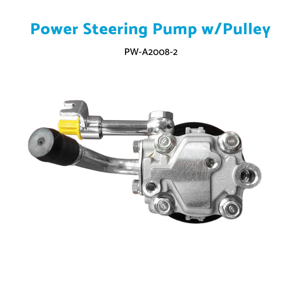 Power Steering Pump w or Pulley Fit For Nissan Navara D40 2. 5 4cyl Diesel 2005-2015