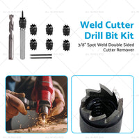 {{ 1 Set 3 8inch Spot Weld Double Sided Cutter Remover HSS Drill Bit Welder Cut Tool }} - Buy Car Parts Online at {{ Kaka Auto Parts }}.