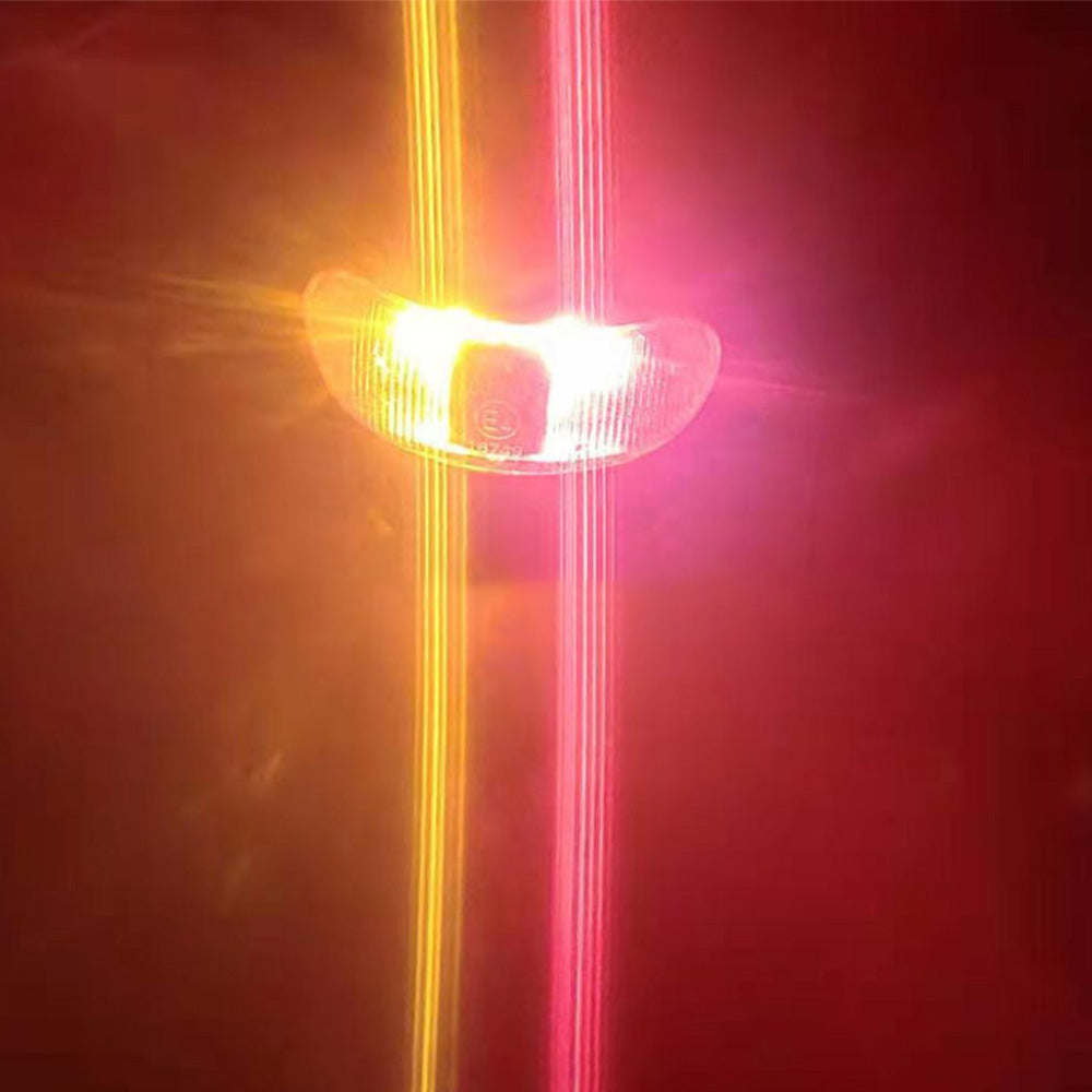 {{ 10pcs 2 LED Clearance Lights Side Marker Lamp Red Amber Trailer Truck 12V 24V }} - Buy Car Parts Online at {{ Kaka Auto Parts }}.