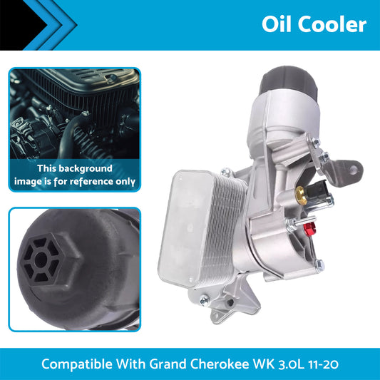 Oil Cooler Assembly Suitable For Jeep Grand Cherokee 3.0L 068269916AB 68477666AA