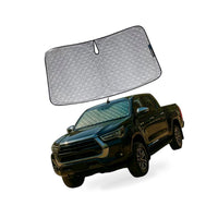 6 Layer Thick WindScreen SunShade Suitable for Toyota Hilux 15-25