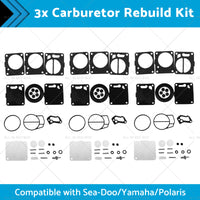 {{ 3x Carburetor Carb Rebuild Repair Kit Suitable Sea-Doo SP SPI SPX HX GS GSI GSX }} - Buy Car Parts Online at {{ Kaka Auto Parts }}.