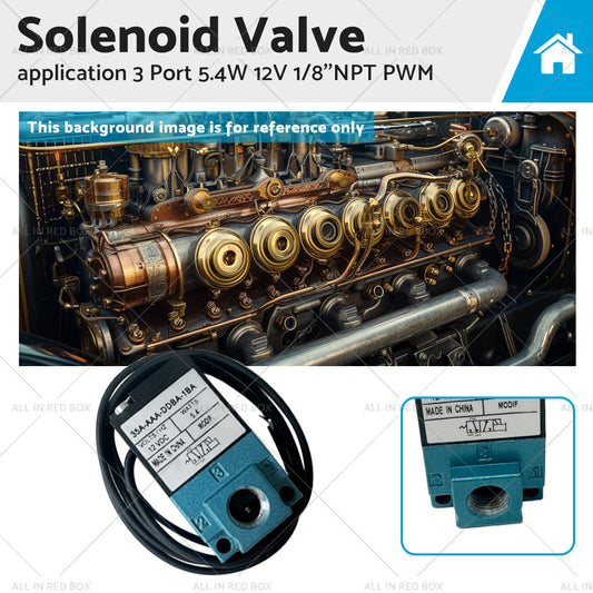 {{ 35A-AAA-DDBA-1BA Solenoid Valve application 3 Port 5. 4W 12V 1 or 8''NPT PWM }} - Buy Car Parts Online at {{ Kaka Auto Parts }}.