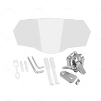 {{ Motorcycle Windshield Extension Clip On Windscreen Screen Wind Deflector Spoiler }} - Buy Car Parts Online at {{ Kaka Auto Parts }}.