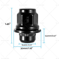 {{ 24pcs Extreme 12x1. 5mm Alloy Wheel Lug Nuts Suitable for Toyota Landcruiser 200 }} - Buy Car Parts Online at {{ Kaka Auto Parts }}.