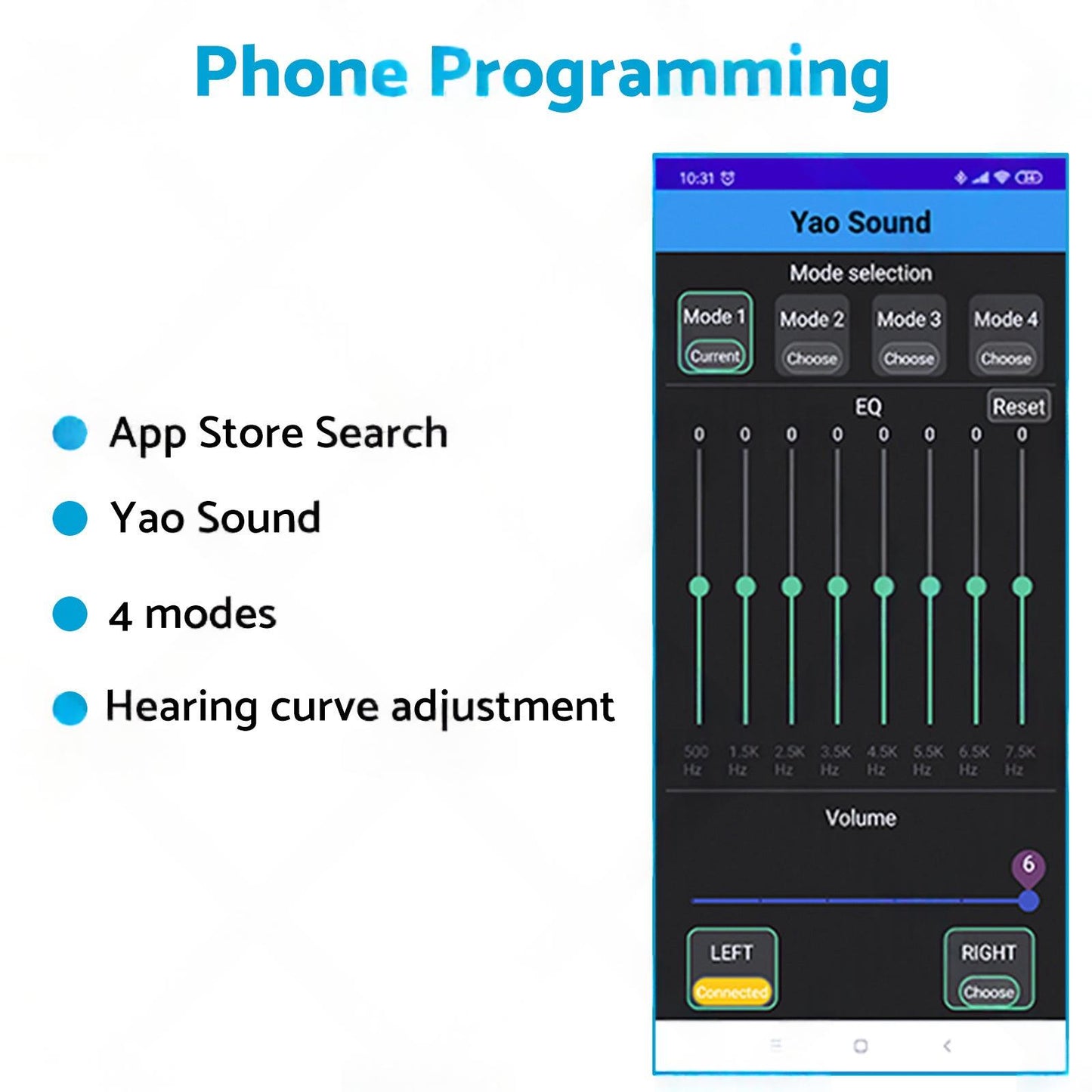 Digital Hearing Aids Severe Hearing Loss Rechargeable Bluetooth Sound Amplifiers