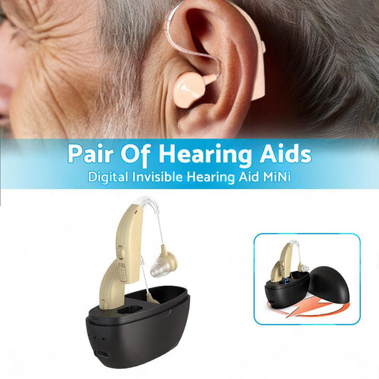 Rechargeable Digital Hearing Aid Suitable for Both Ears