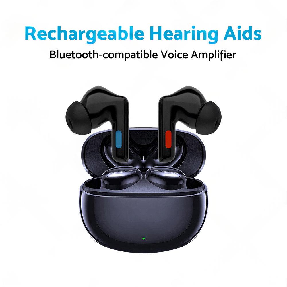 Bluetooth Pair of Rechargeable Hearing Aid Bluetooth-compatible Voice Amplifier
