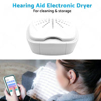 D-Dry+ Electronic Hearing Aid Dryer ¡§C For Cleaning, Drying & Storing Hearing Aids
