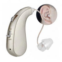 Rechargeable Digital Hearing Aid Severe Loss BTE Ear Aid HIGH-POWER Tool Kit