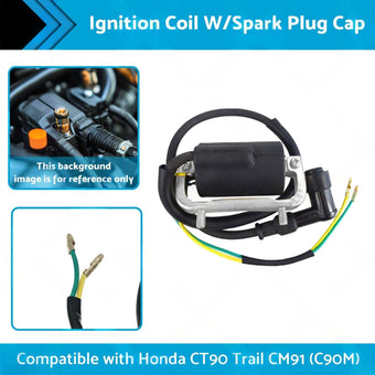 compare product Ignition Coil W or Spark Plug Cap Suitable for Honda CT90 Trail CM91  C90M