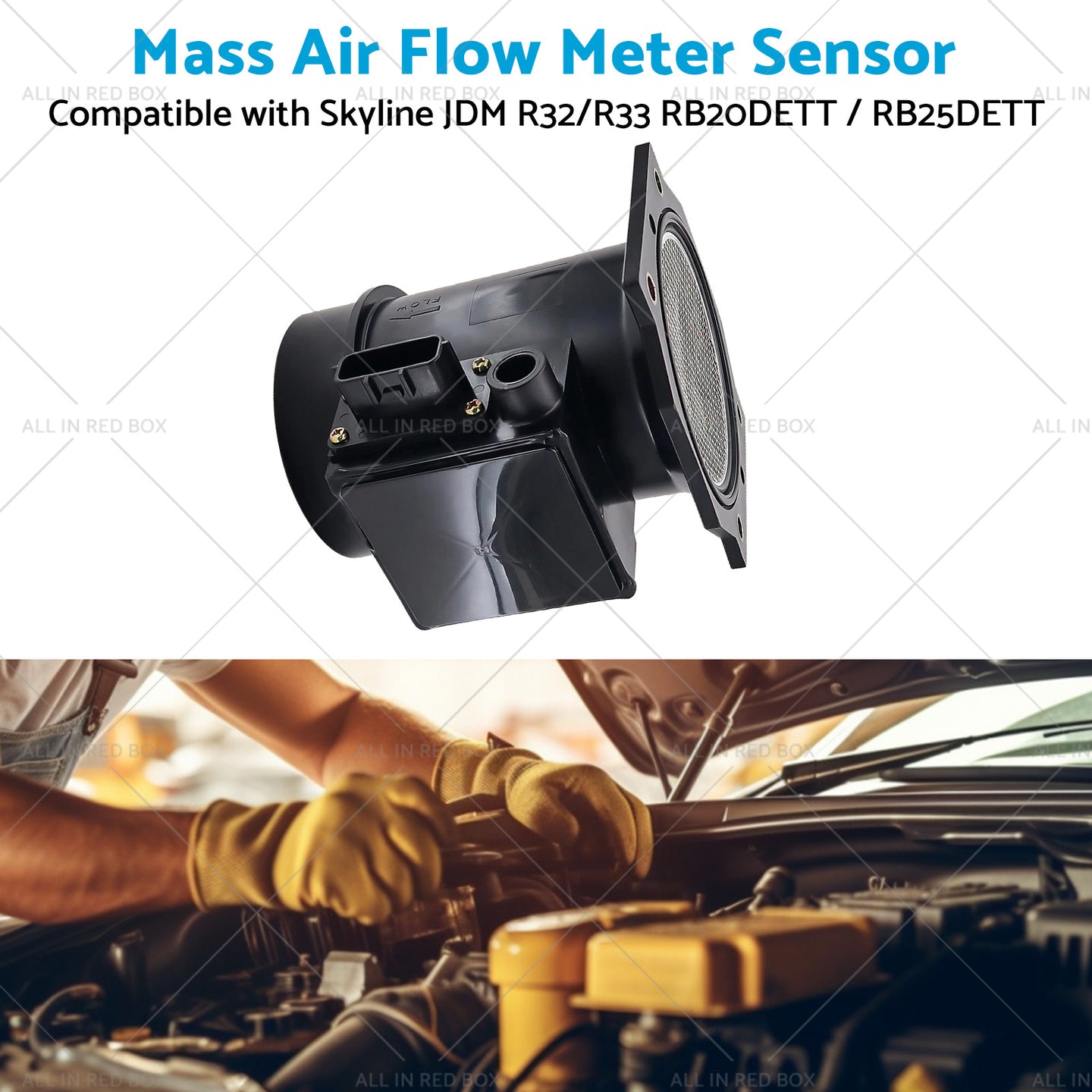 {{ 5Pin Mass Air Flow Meter Suitablefor R32 R33 S1 Skyline RB20DET RB25DET Series 1 }} - Buy Car Parts Online at {{ Kaka Auto Parts }}.