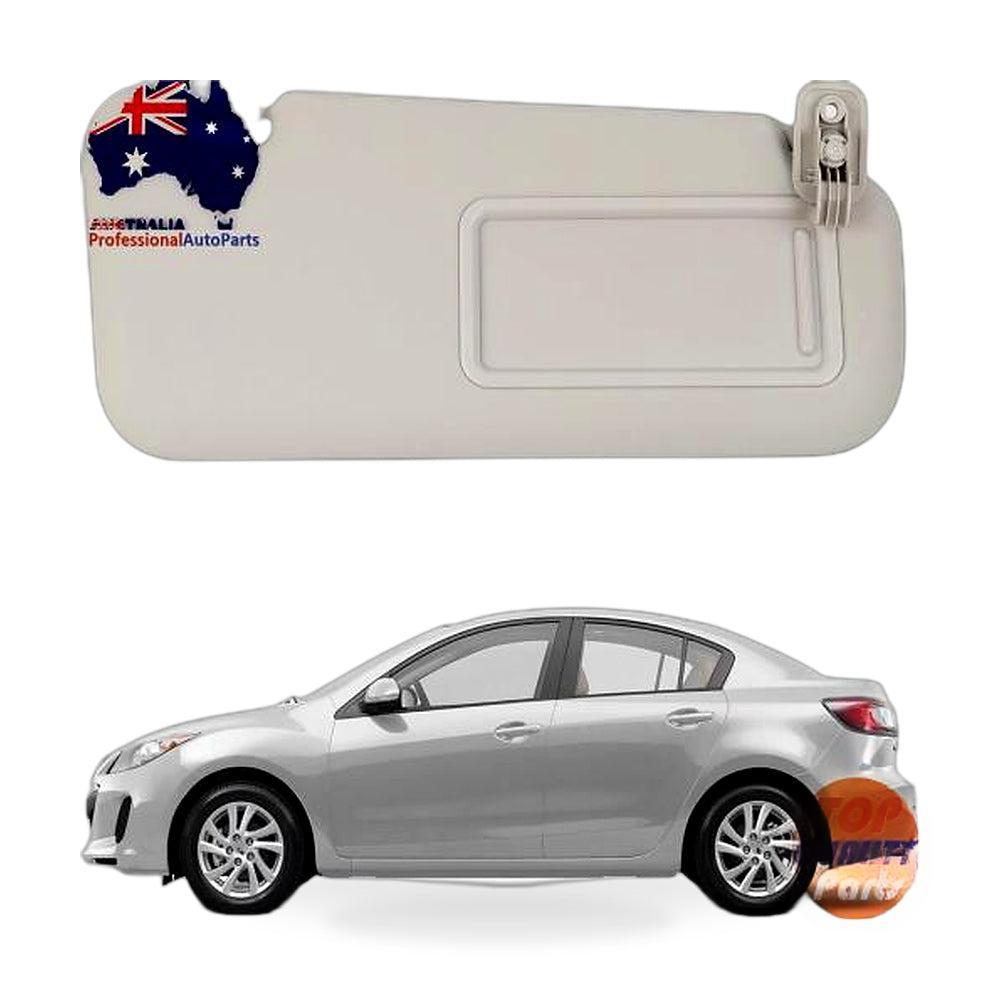1x Right Driver Side Sun Visor Gray Suitable For Mazda 3 2010-2013 BBM369-270C-75