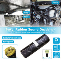 Car Butyl Rubber Sound Deadener Proofing Roll Insulation Self Adhesive