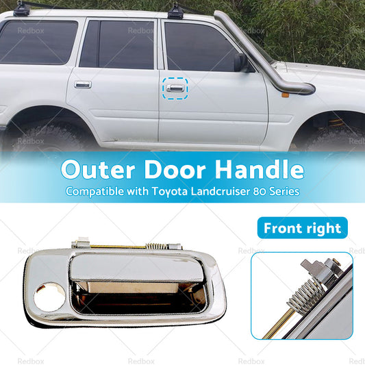 {{ Chrome Front Right Outer Door Handle ?Suitable for Toyota Landcruiser 80 Series }} - Buy Car Parts Online at {{ Kaka Auto Parts }}.