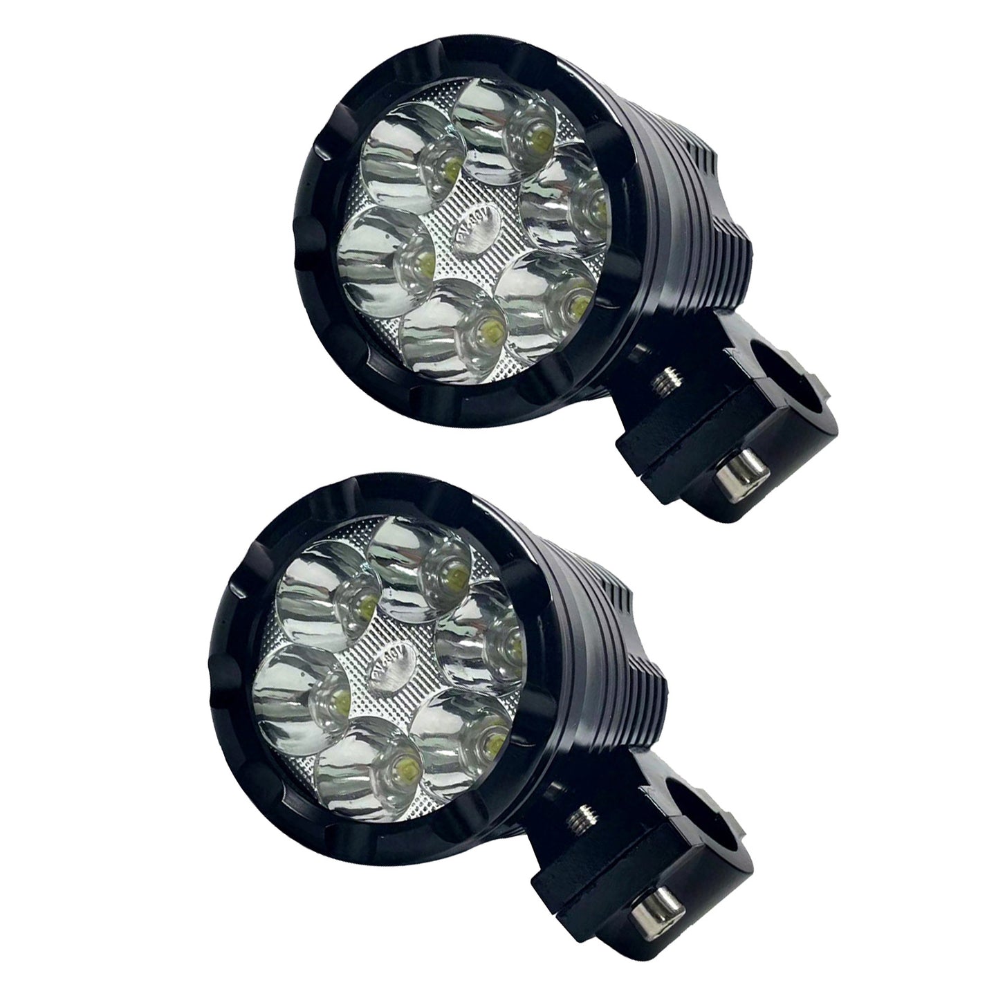 {{ 2x LED Headlight Lights Motorcycle Waterproof Driving Fog Spotlight Lamp }} - Buy Car Parts Online at {{ Kaka Auto Parts }}.